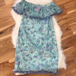 SAIL TO SABLE Off Shoulder Floral Bloom Spring Summer Dress Lilly Pulitz…